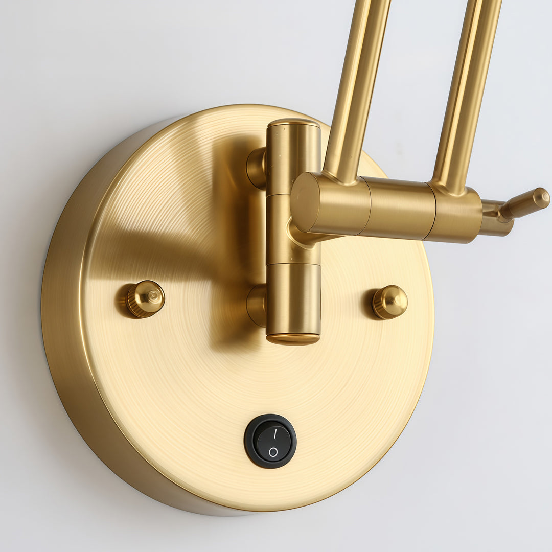 Adjustable Swing Arm Wall Sconce Nordic Minimalist LED Light