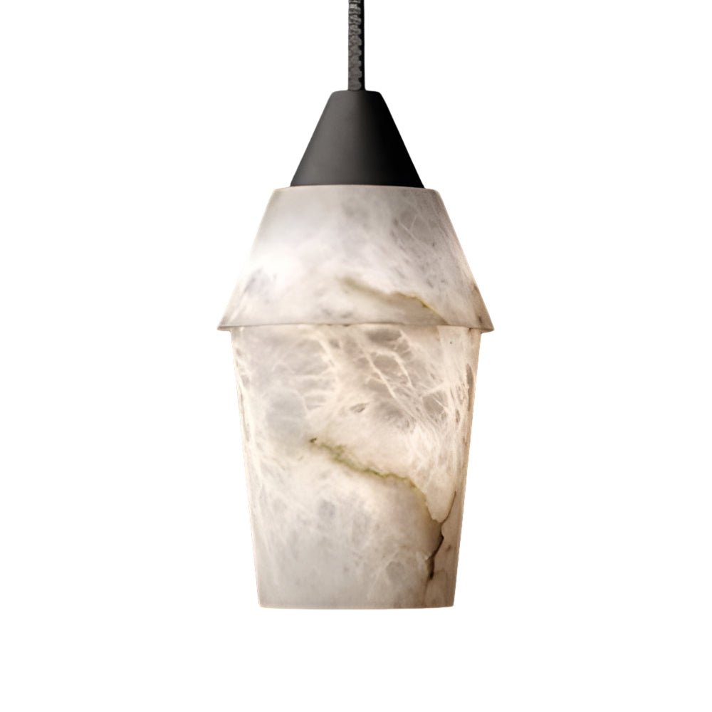 7.87 In. H Alabaster Pendant Light - 1 - Light Kitchen Island Lighting