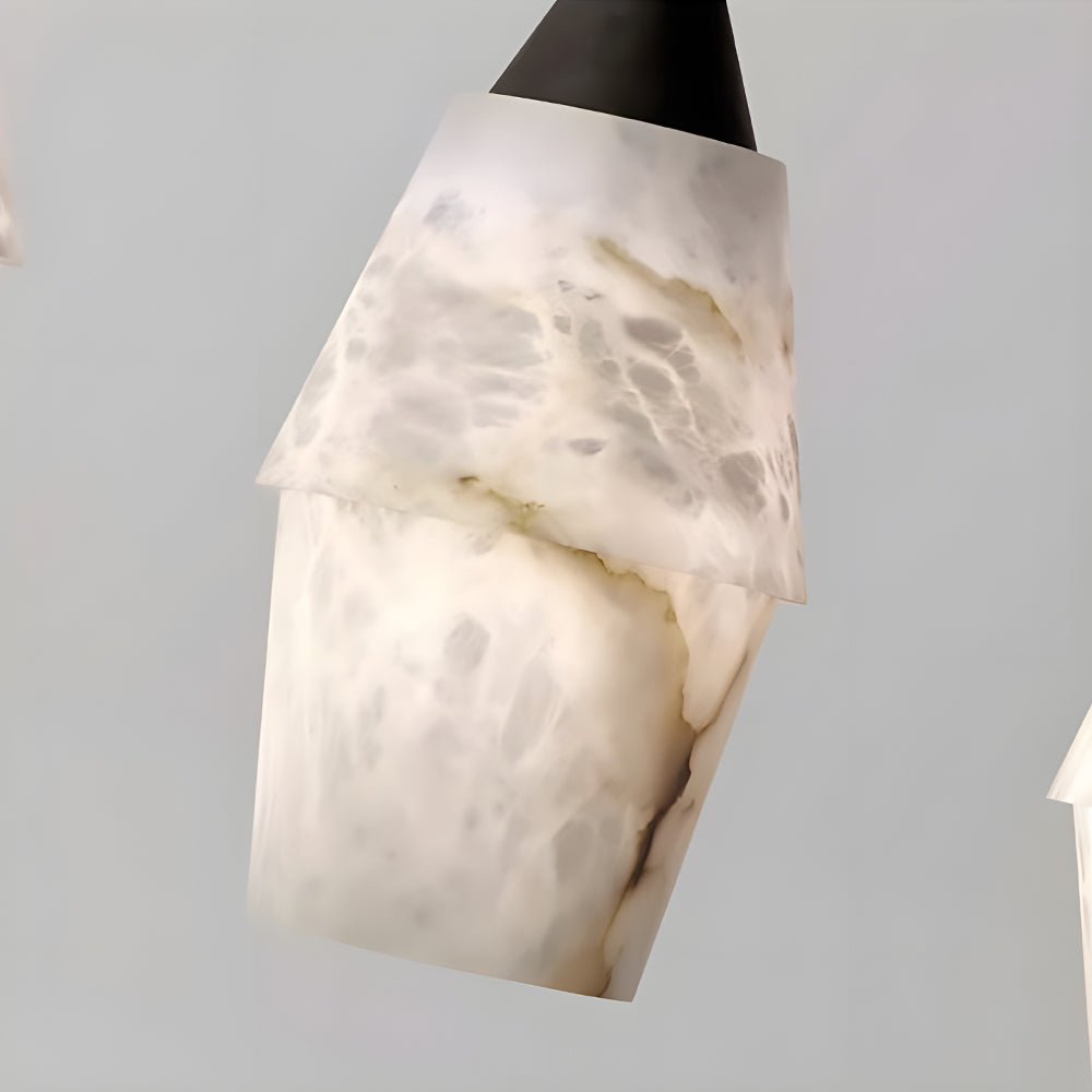 7.87 In. H Alabaster Pendant Light - 1 - Light Kitchen Island Lighting