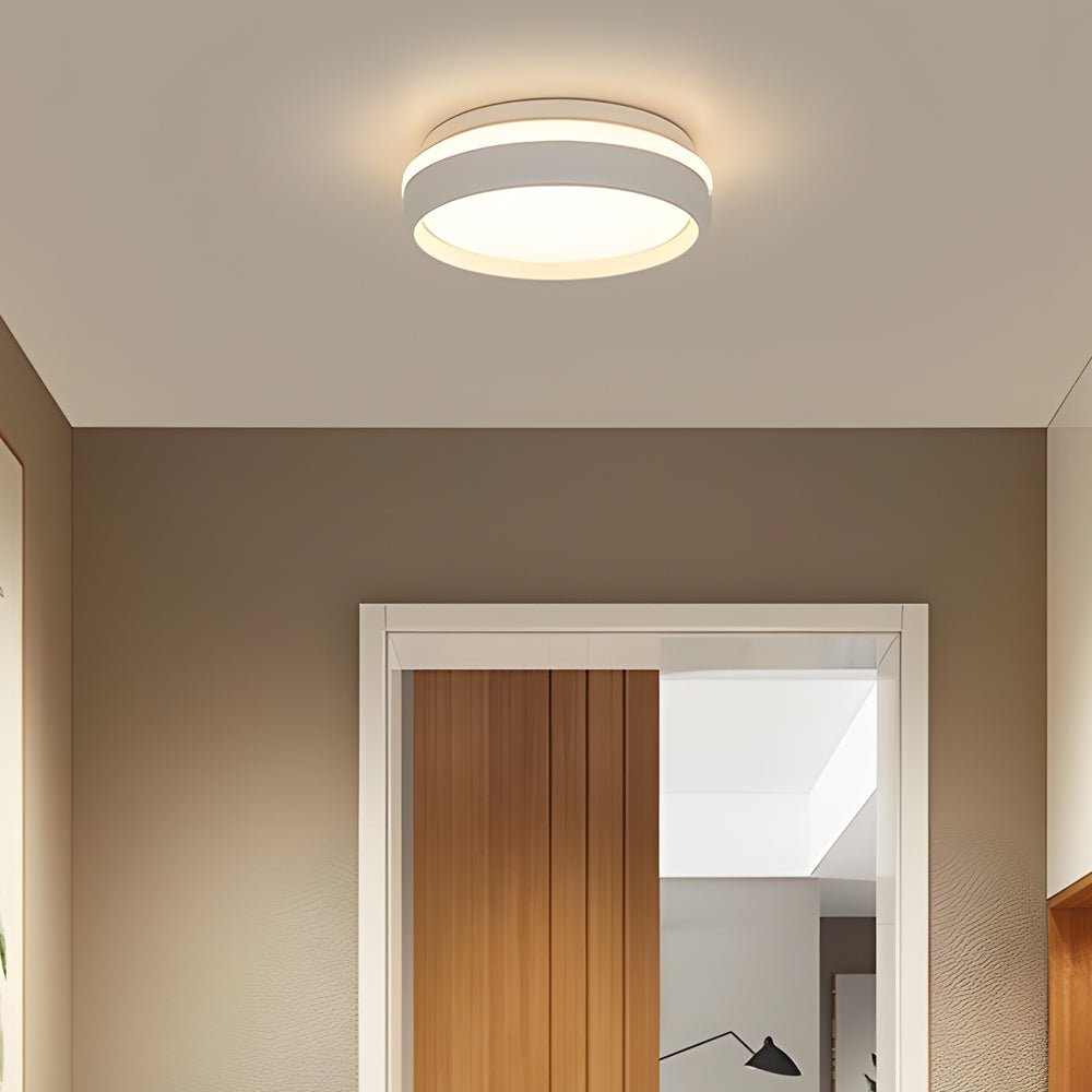 7.9 - Inch Round Flush Mount Lighting LED Ceiling Light Acrylic Ceiling Lamp Ceiling - Mounted LED Light for Bedroom