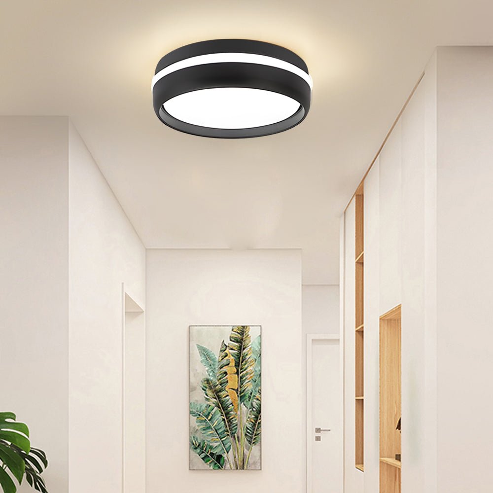 7.9 - Inch Round Flush Mount Lighting LED Ceiling Light Acrylic Ceiling Lamp Ceiling - Mounted LED Light for Bedroom