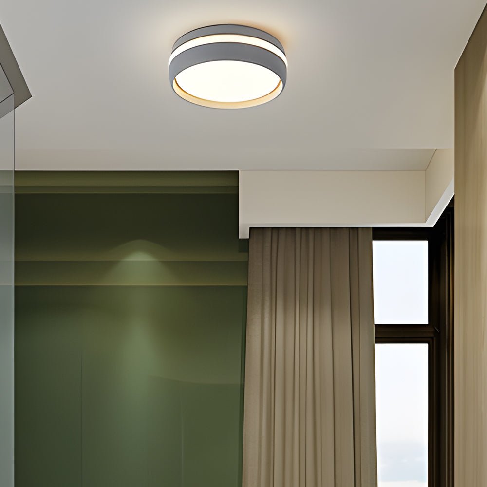 Ceiling Hung Led 7.9-Inch Round Flush Mount Lighting LED Ceiling Light Acrylic Ceiling ...