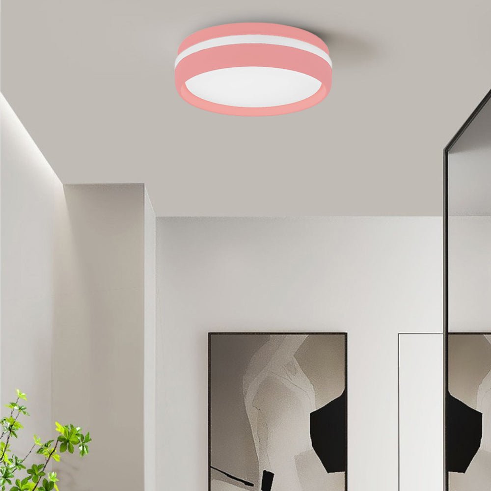 7.9 - Inch Round Flush Mount Lighting LED Ceiling Light Acrylic Ceiling Lamp Ceiling - Mounted LED Light for Bedroom