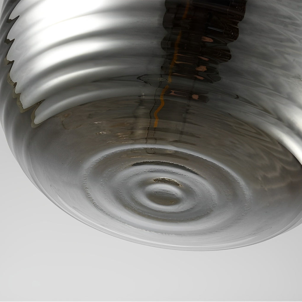 Creative Screw Thread Glass Spiral LED Post-Modern Pendant Lights Chandelier