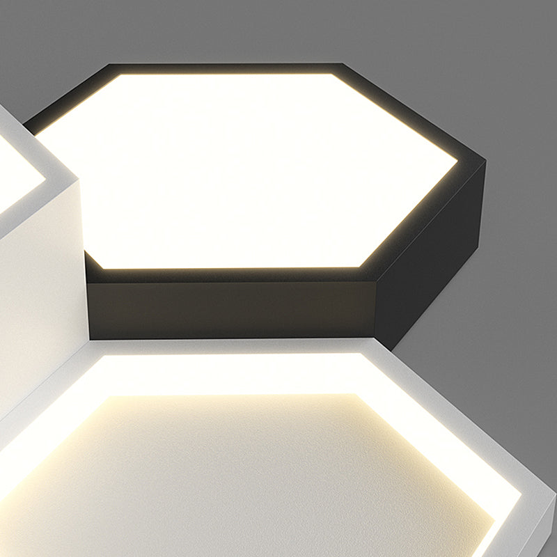Geometric Minimalist Dimmable LED Modern Chandelier Dining Room Lights