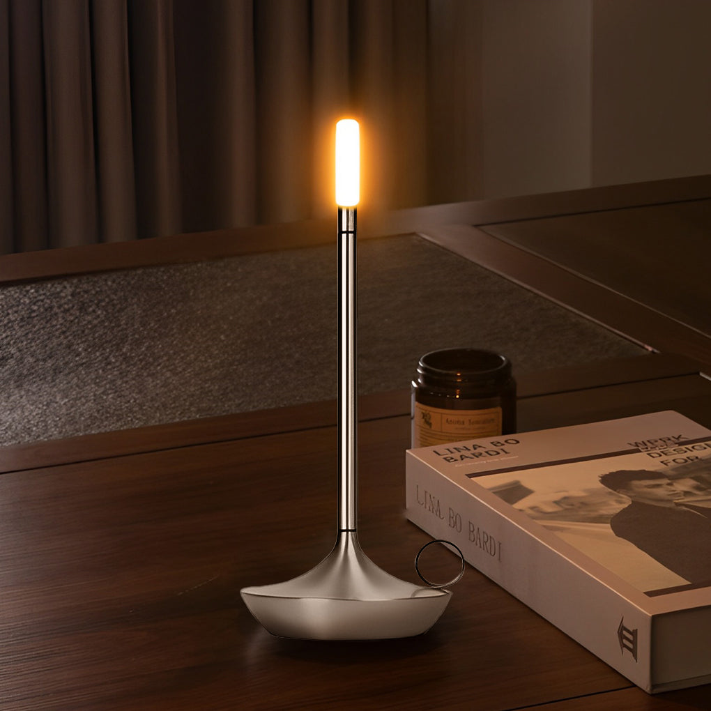 Portable USB Rechargeable Touch Dimming LED European Style Table Lamps
