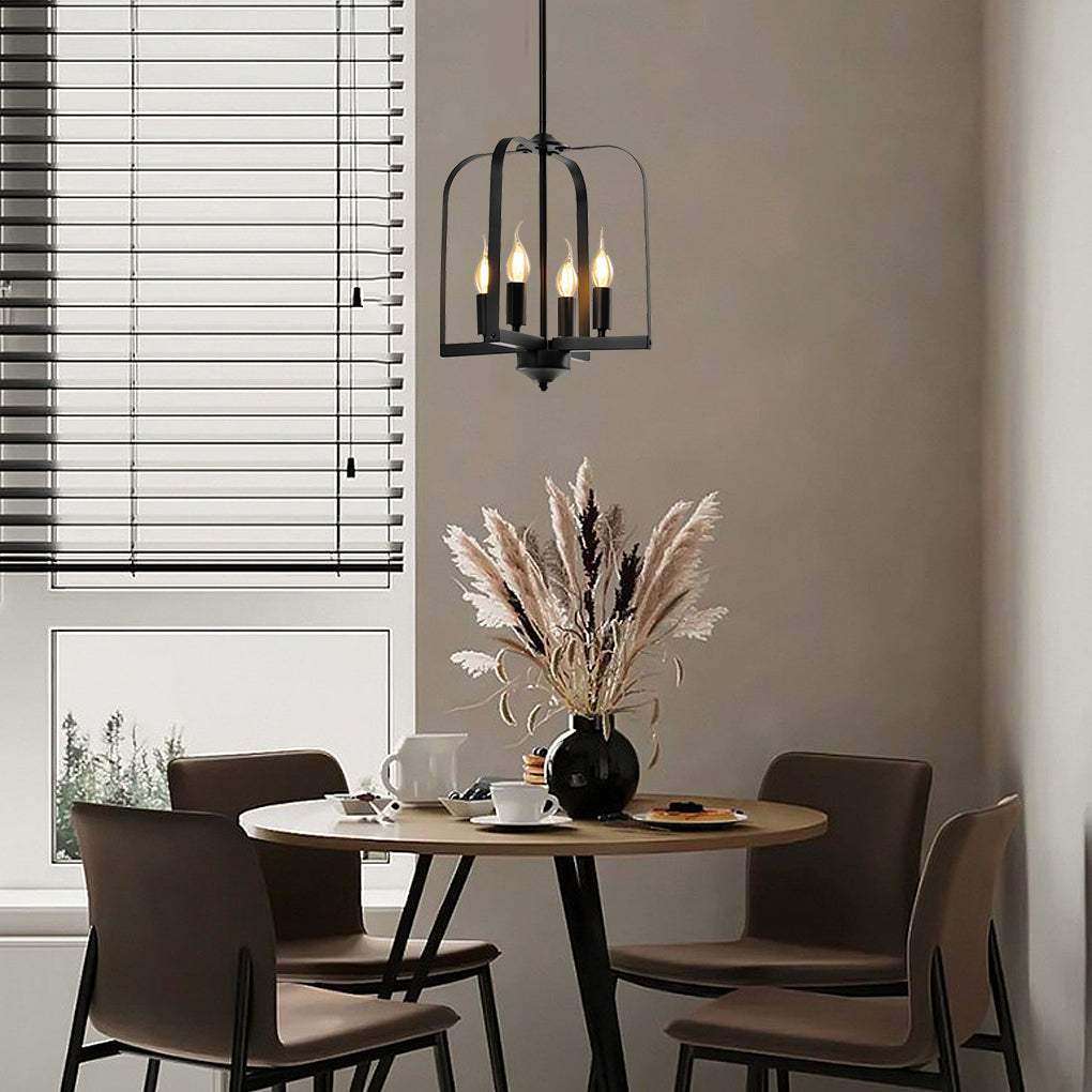 Creative Iron Cage American Country Style Chandelier Ceiling Light Fixture - Dazuma