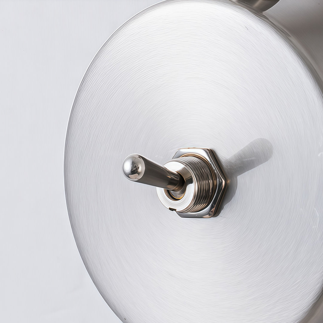 Nickel Swing Arm Sconce Industrial Adjustable LED Light