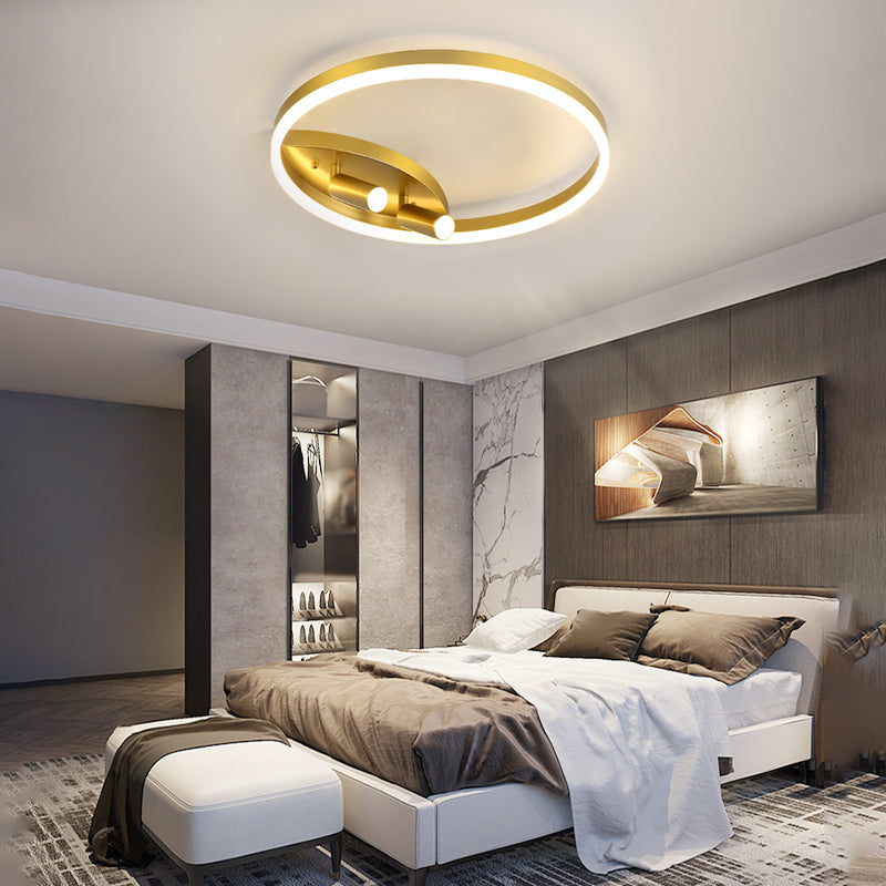 Round 3 Step Dimming LED Creative Modern Ceiling Lights with 2 ...