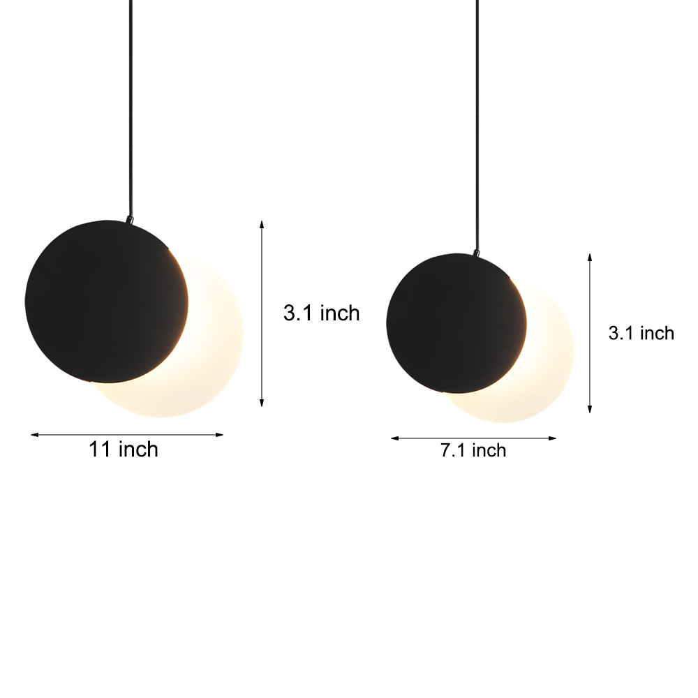 Lunar Eclipse Adjustable LED Kitchen Pendant Lighting Hanging Lamp