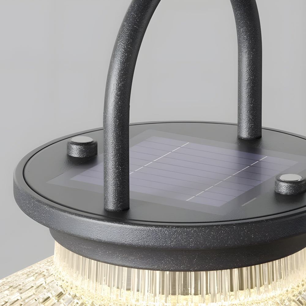 Waterproof Portable 3 Step Dimming USB Charging Solar Outdoor Lanterns
