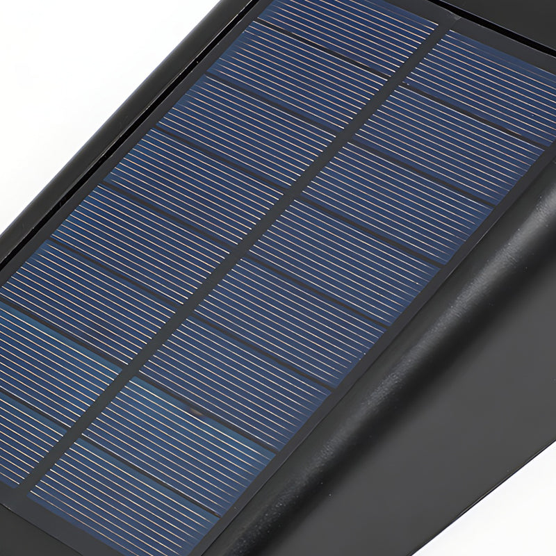 90° Adjustable Intelligent LED Waterproof Black Modern Solar Wall Lights