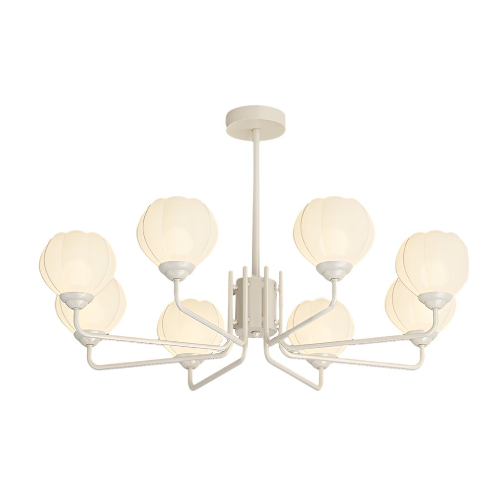 8 Flowers Bell Orchid Three Step Dimming Modern Hanging Lights Fixture