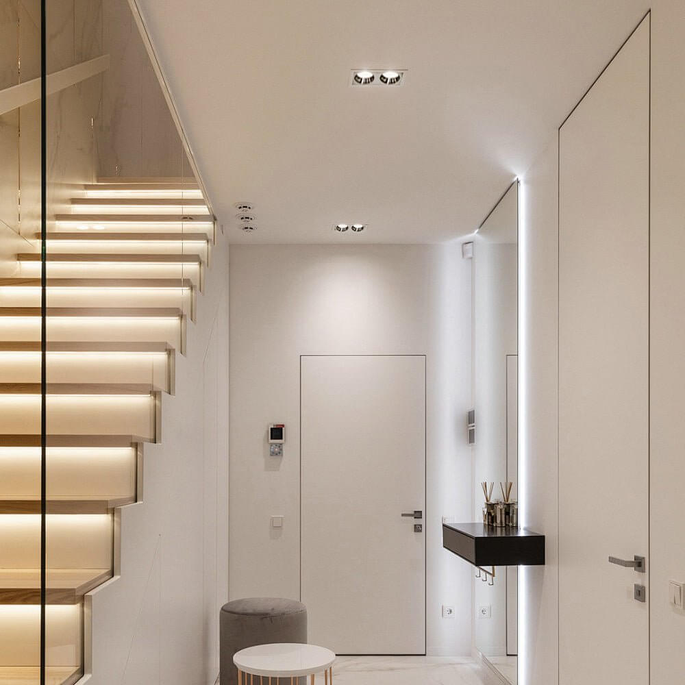 8.3 - Inch 2 - Head 10W LED Recessed Ceiling Downlight