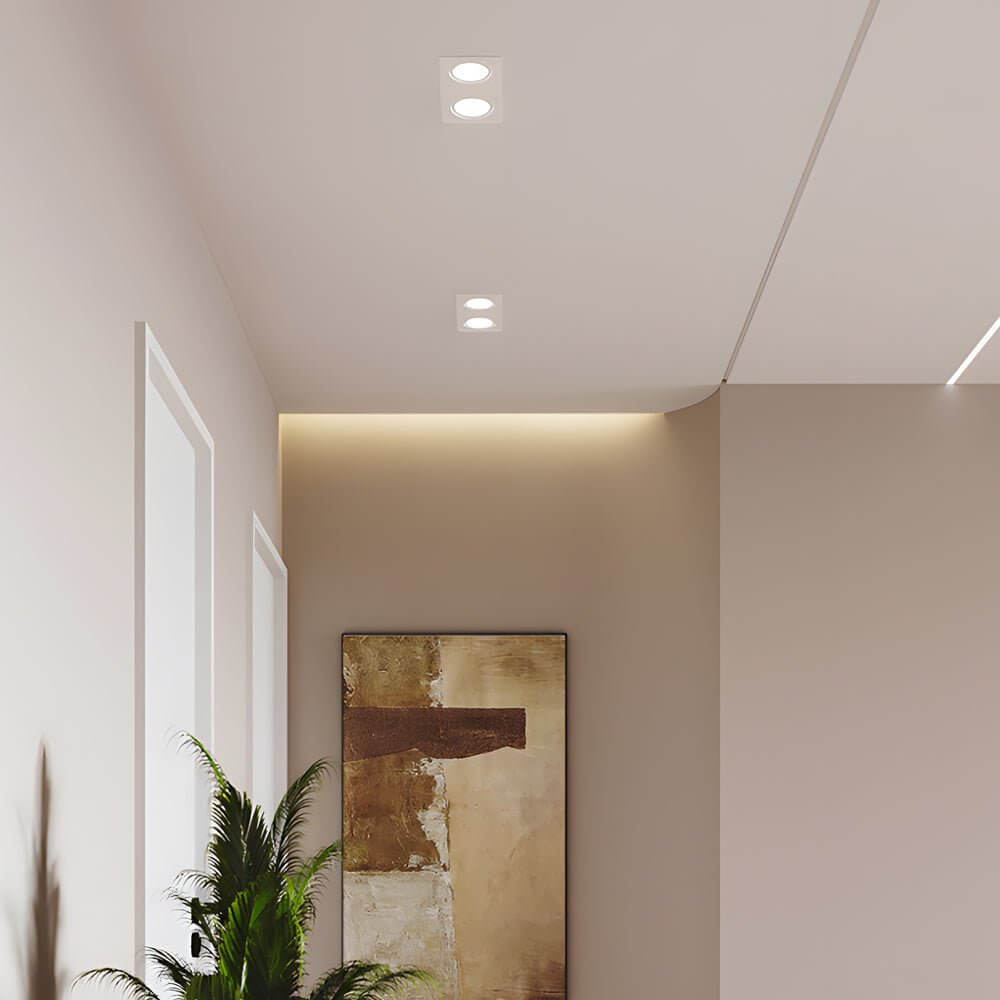 8.3 - Inch 2 - Head 10W LED Recessed Ceiling Downlight