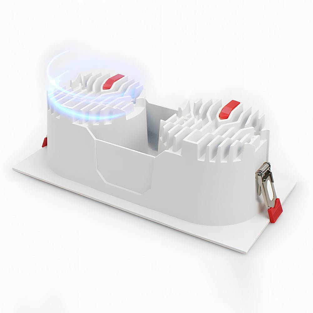 8.3 - Inch 2 - Head 10W LED Recessed Ceiling Downlight