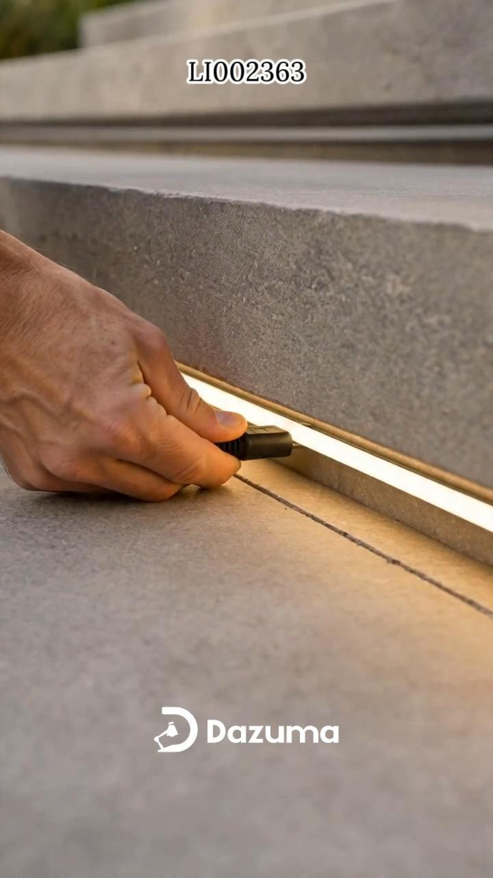 Outdoor Embedded LED Light Strips Modern Flexible Light