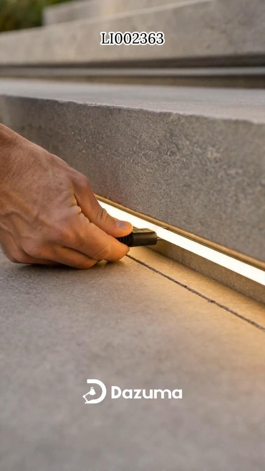 Outdoor Embedded LED Light Strips Modern Flexible Light