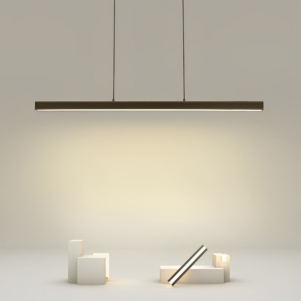 30'' Rectangular Modern Black Pendant Light Vintage Pendant Lighting - Dazuma