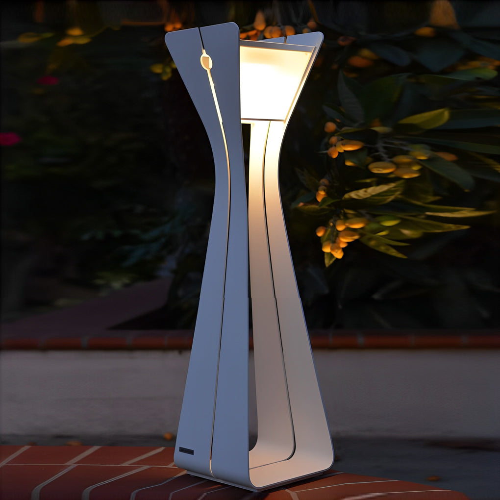 Waterproof Stainless Steel LED Modern Solar Pathway Lights Outdoor Lamp