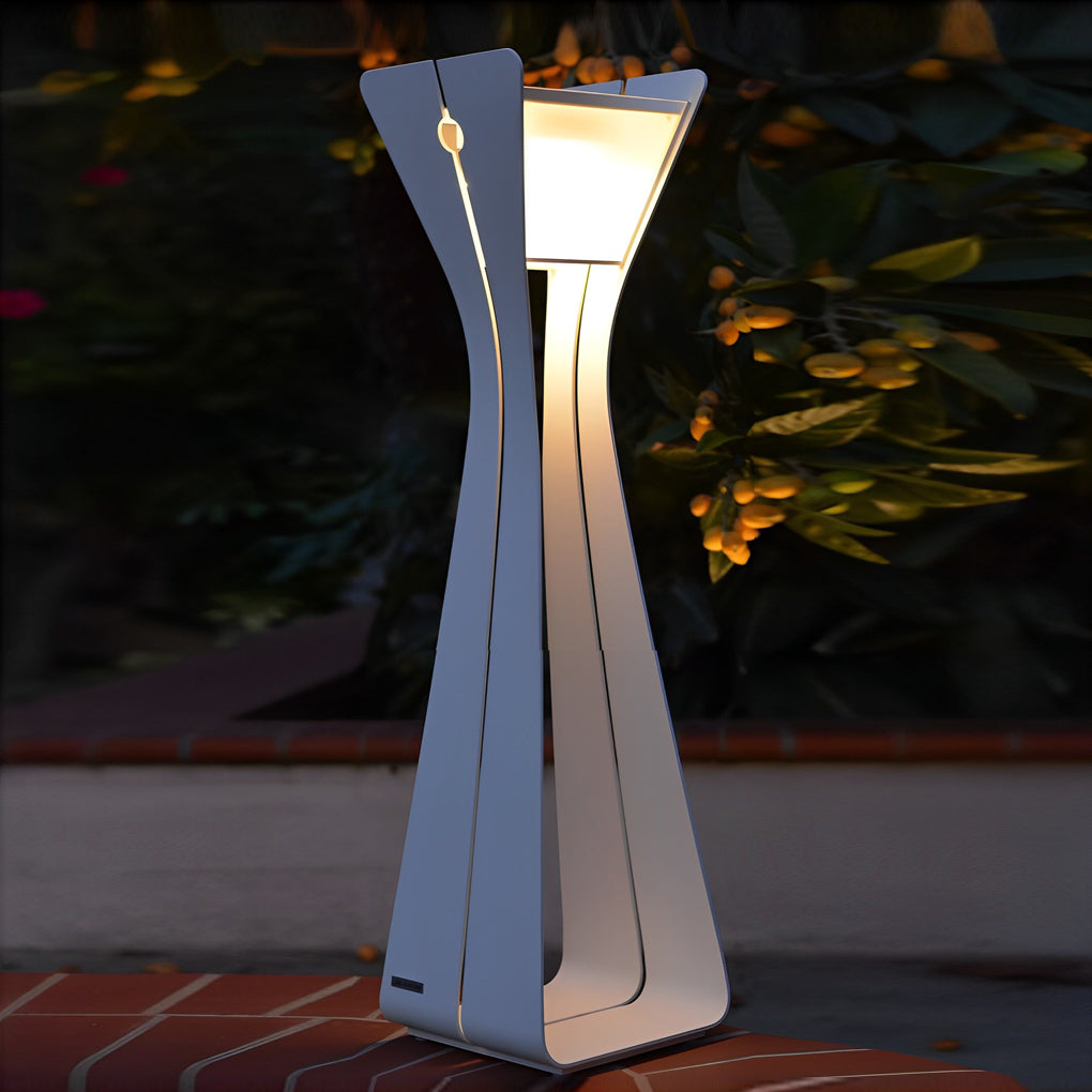Sleek Stainless Steel Solar Pathway Lights