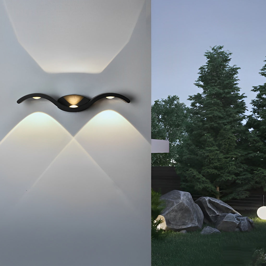 Seagull Creative Waterproof Up Down LED Lighting Outdoor Wall Lights