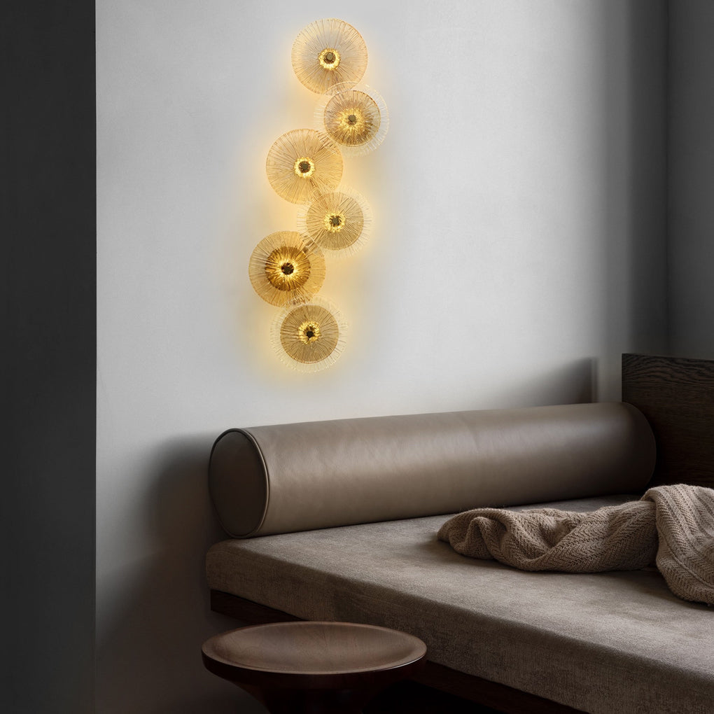 Creative Round Glass Luxury LED Personality Post-Modern Wall Light Fixture