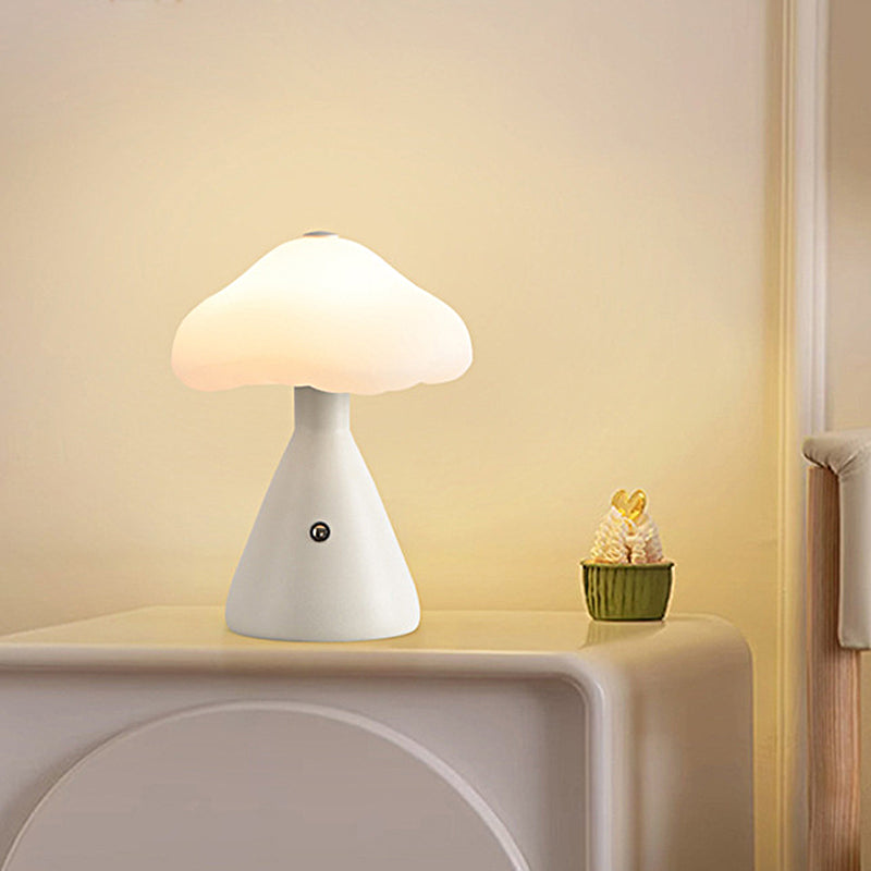 6.3'' Metal Mushroom Table Lamp LED Touch Dimming Bedroom Desk Night Light