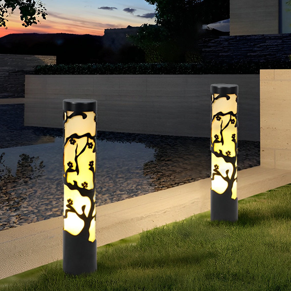 Wintersweet Decor Waterproof Black Retro Outdoor Light Pathway Lights - Dazuma