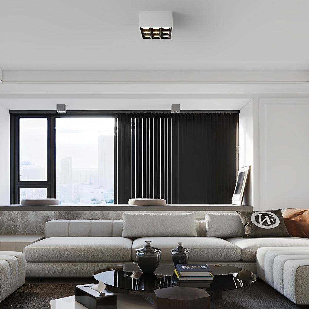 Square Grids LED Beam Angle 24° Surface Mounted Downlight Spotlight - Dazuma