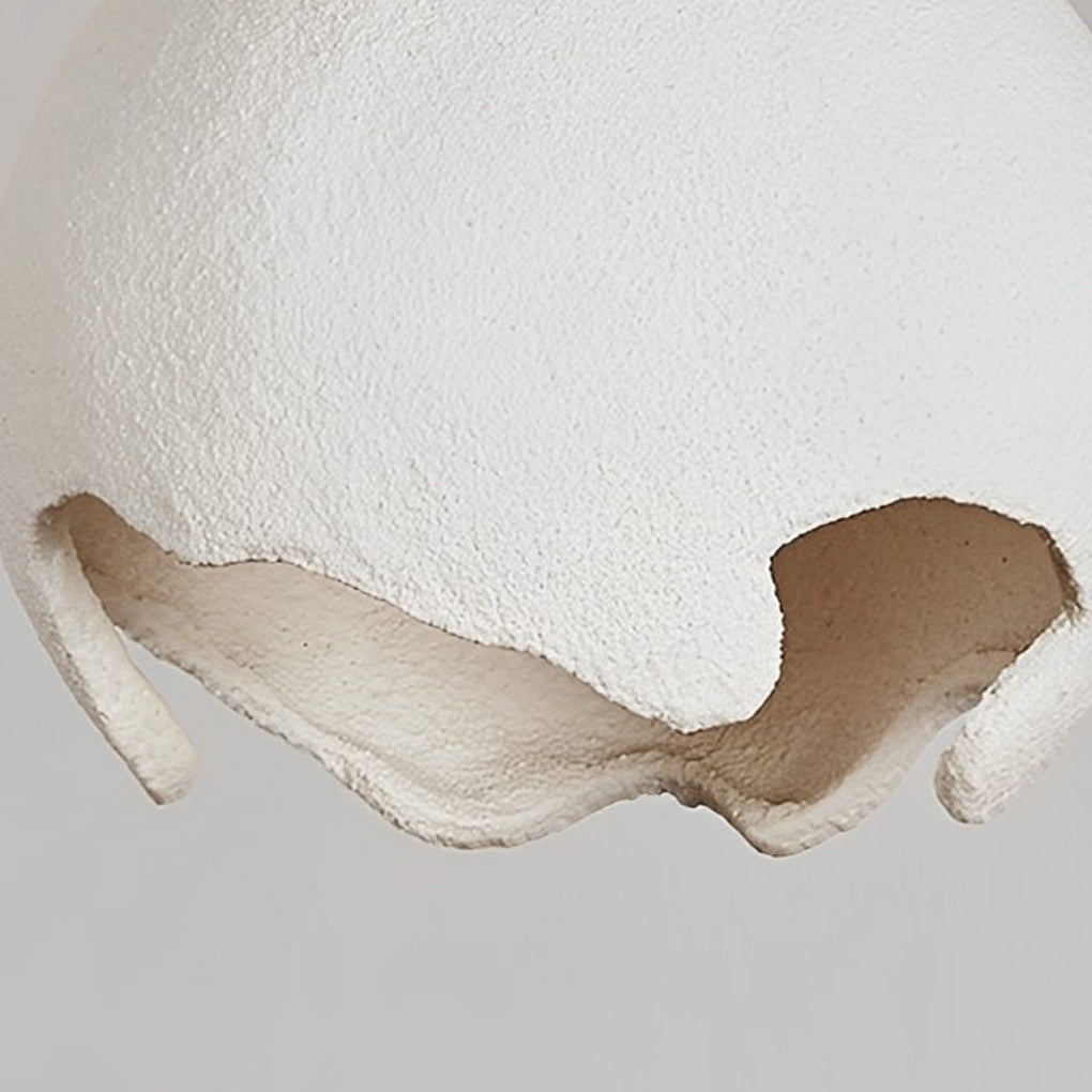 Irregular Ball Creative Ins Creamy White Japanese Style Chandelier Light