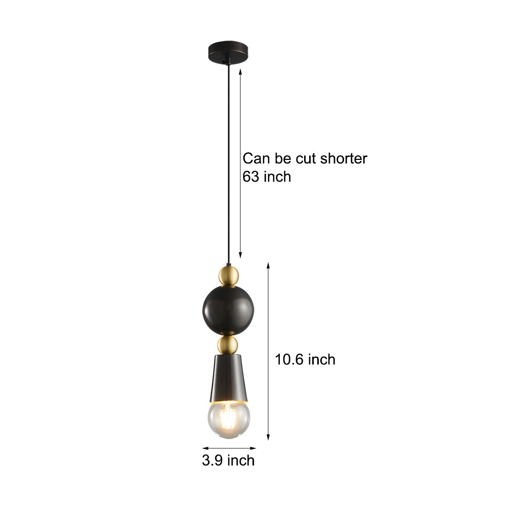 Modern Elegance - Spindle Pendant Lamp