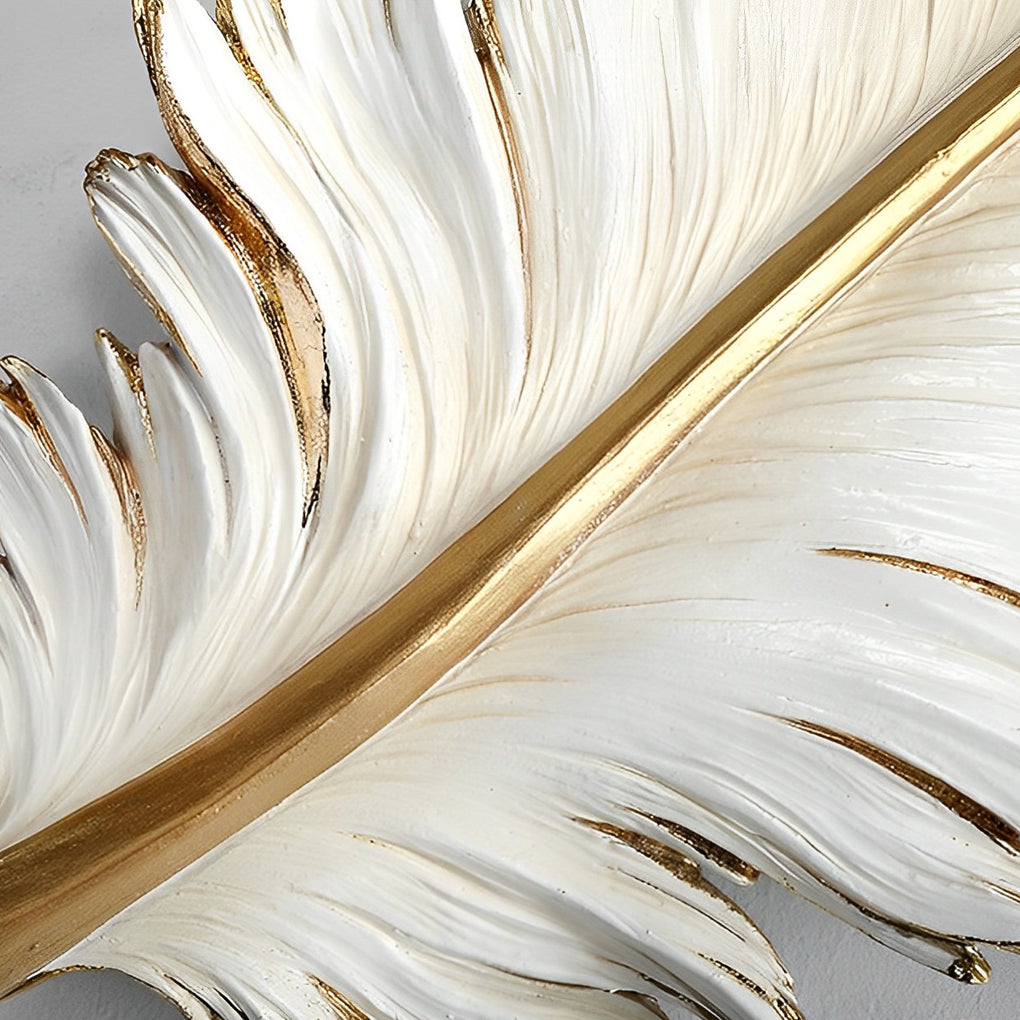 Feathers Birds Decor 3D Art Sculpture Creative Nordic Wall Decor