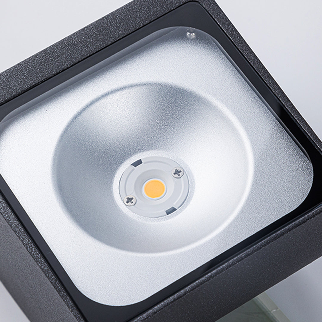 Classic bronze wall light with frosted glass shade in traditional lantern design