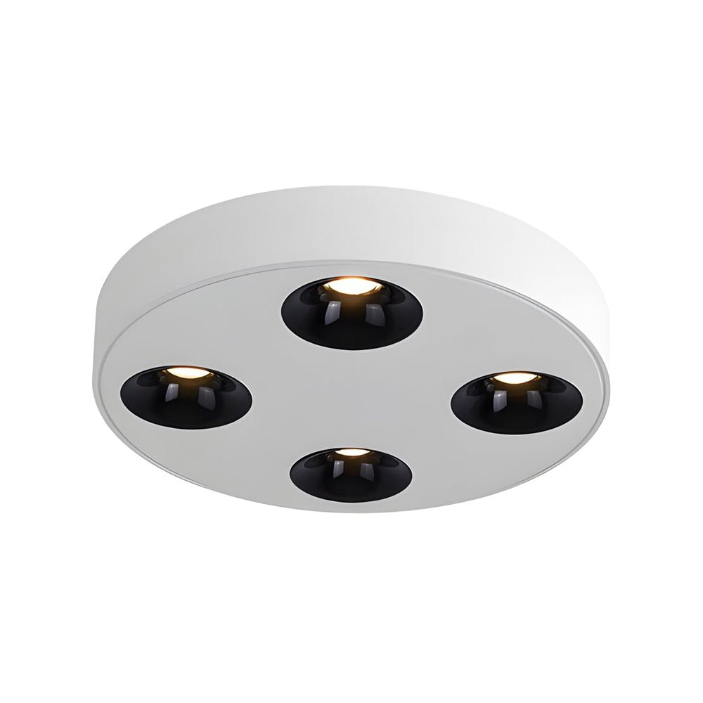 9.1 - Inch Peg 4 - Light LED Flush Mount Ceiling Light for Bathroom