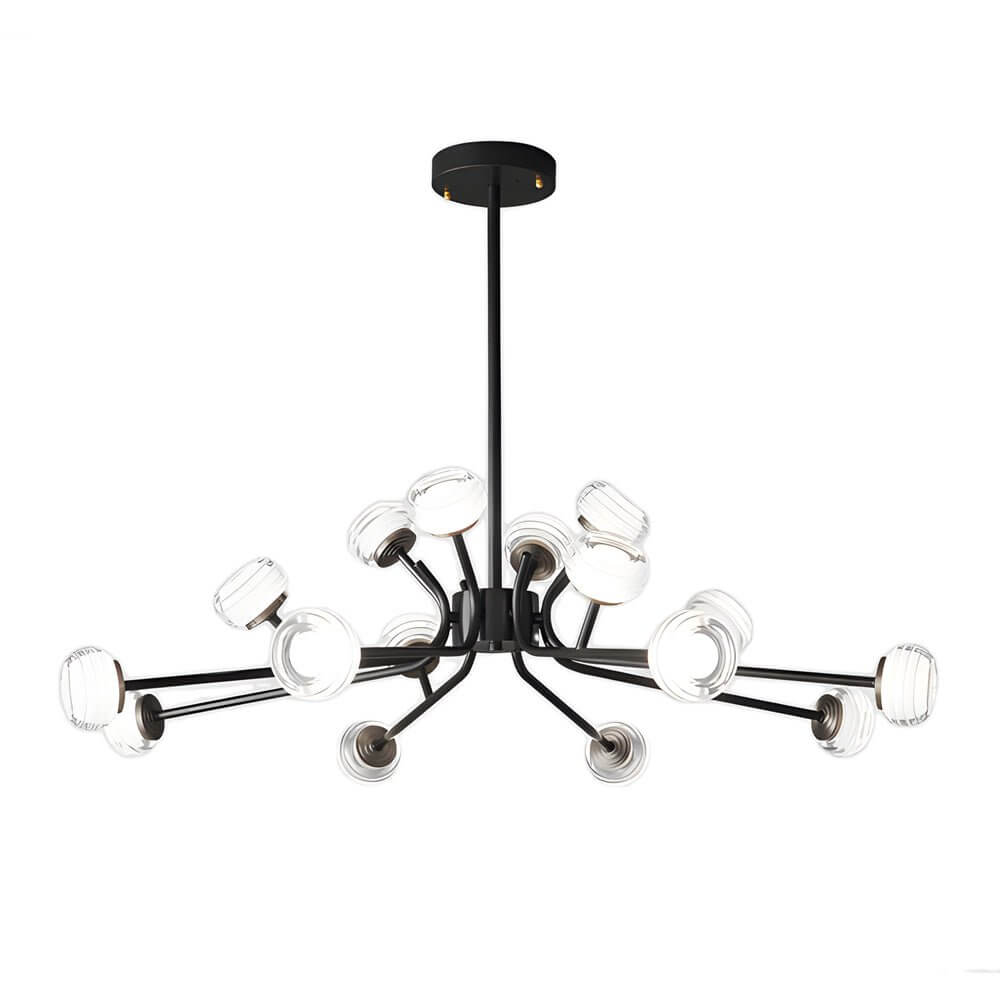 9/16 - Light Black LED Sputnik Chandelier