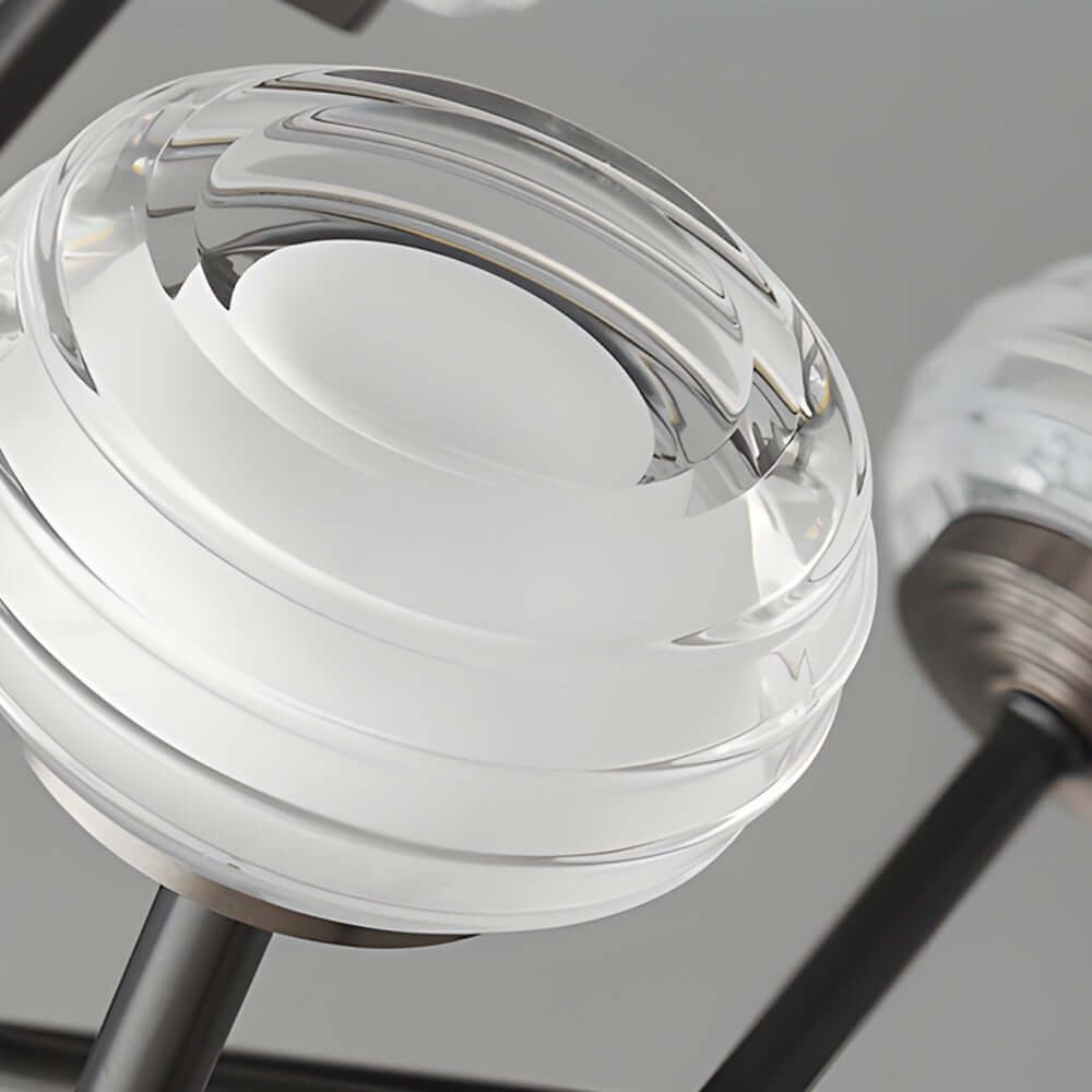 9/16 - Light Black LED Sputnik Chandelier