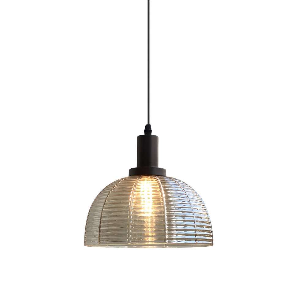 9.44 In. Vintage 1 - Light Glass Dome Pendant Light
