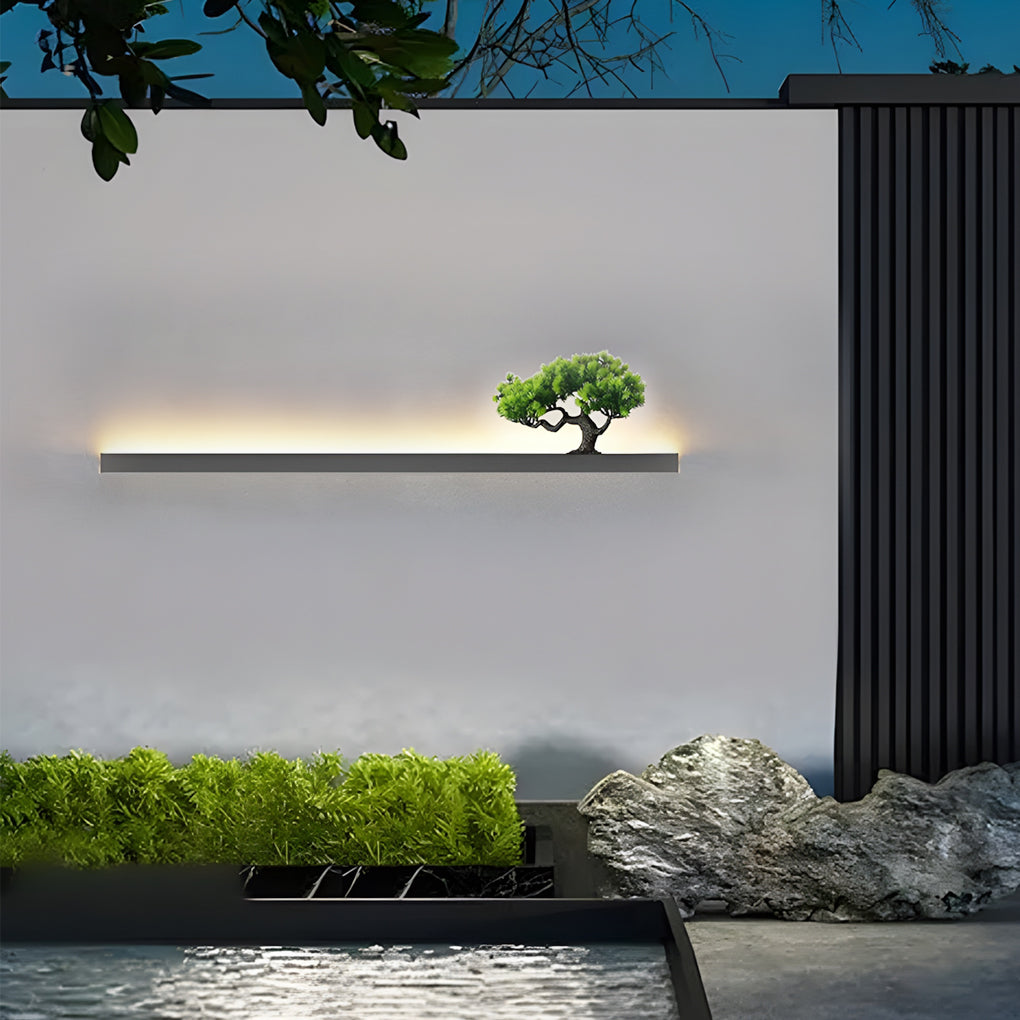 Waterproof Strip Landscape Decorative Modern Outdoor Wall Lights Sconces