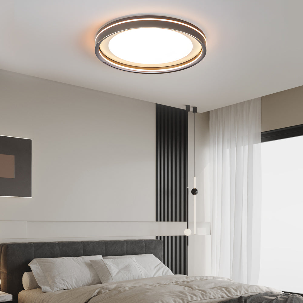 Dia 15''/19'' Layered Rings 3 Step Dimming LED Ceiling Lights