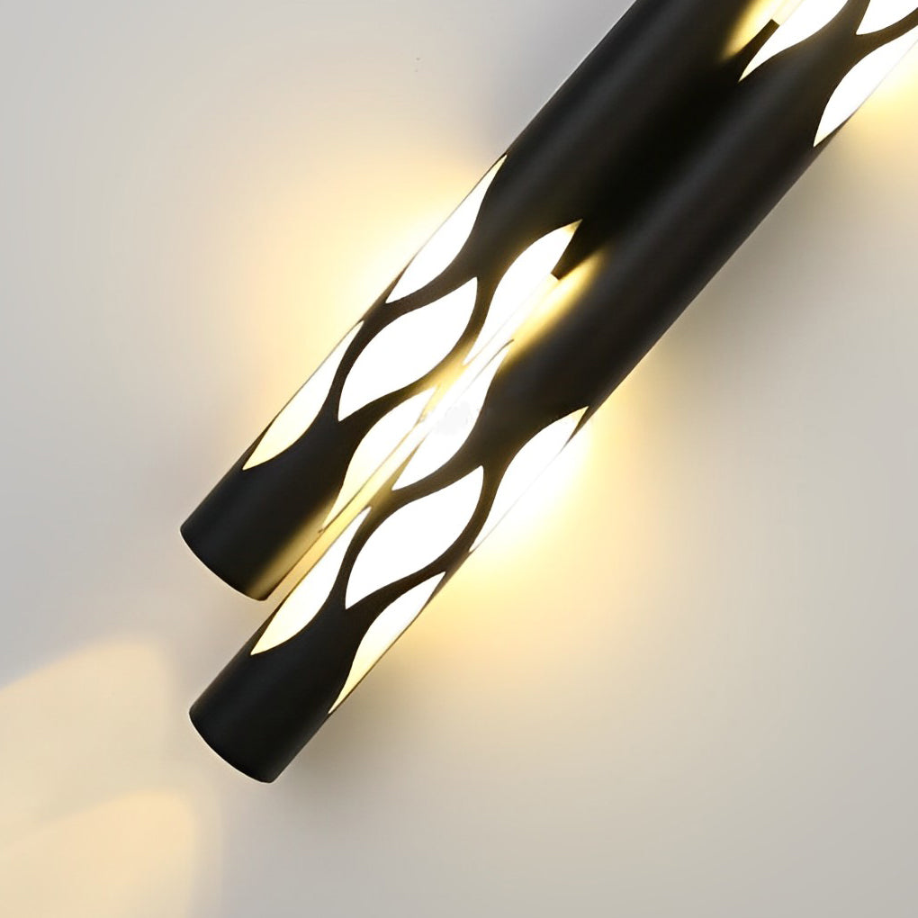 Flames Hollow Up And Down Lighting LED Nordic Wall Sconce Lighting
