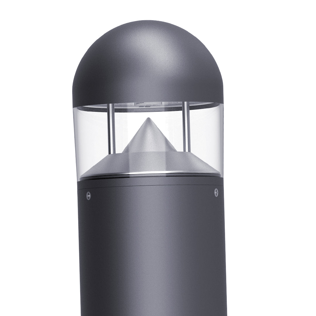 LED Outdoor Bollard Pathway Lights Black Garden Pole Light