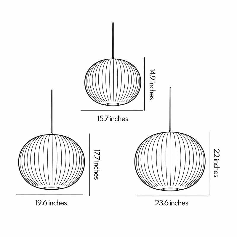 Pendant Light with White Shade French Creative Silk LED Ceiling Light