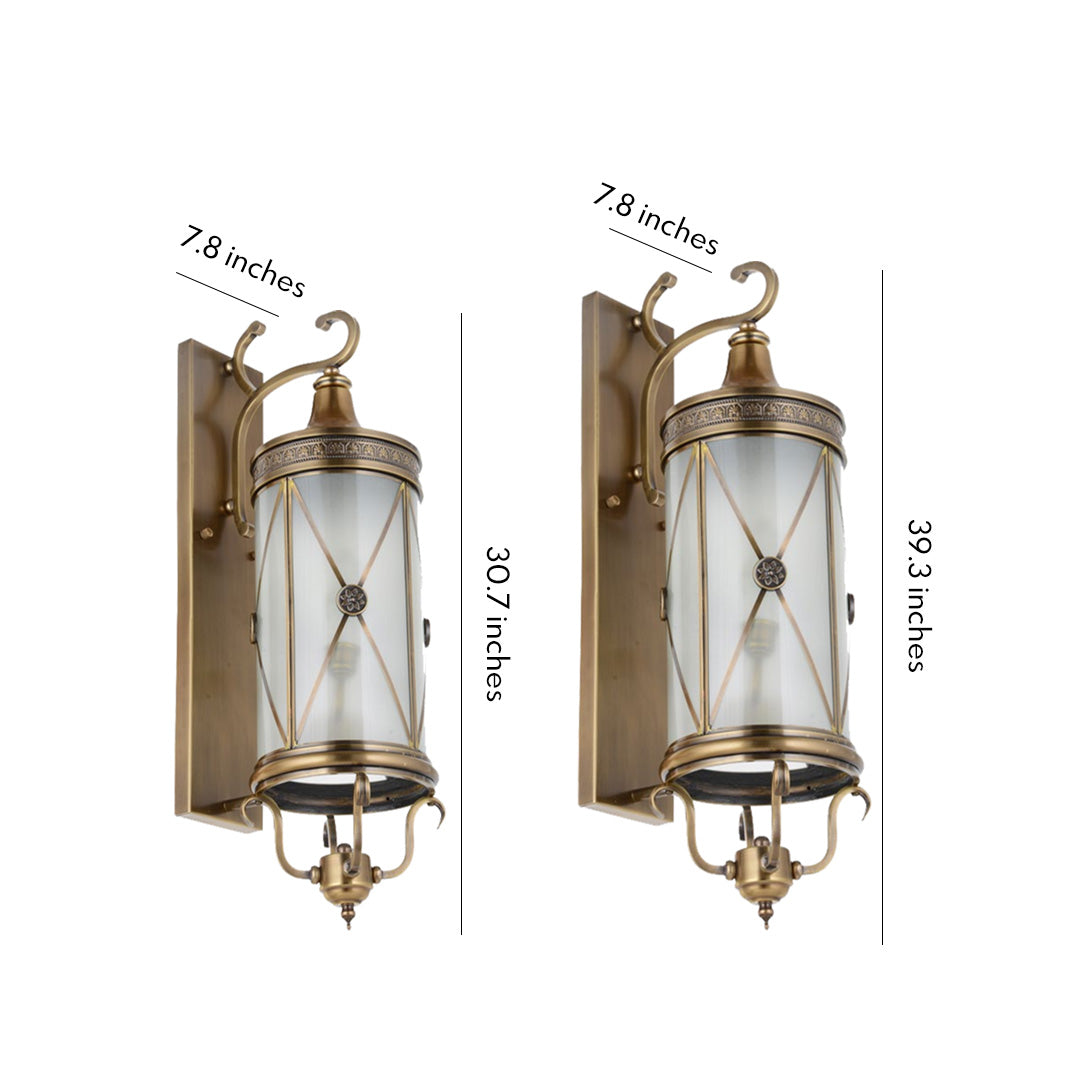 Retro Wall Sconce Lighting Outdoor European Waterproof Lamp