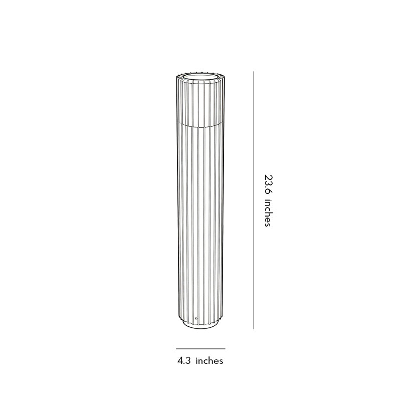 Contemporary Bollard Lighting Outdoor Landscape Light