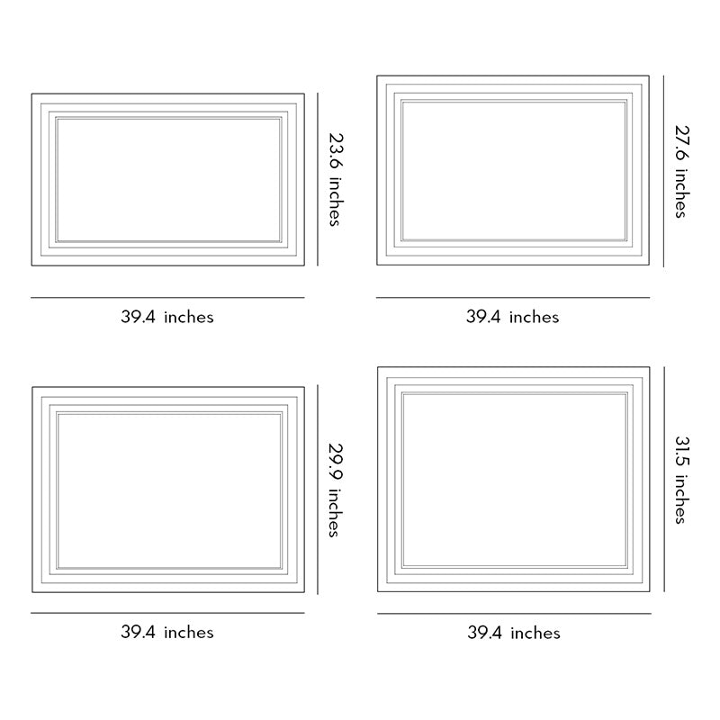 Bathroom Vanity Mirrors with Lights Smart LED Anti-Fog Light
