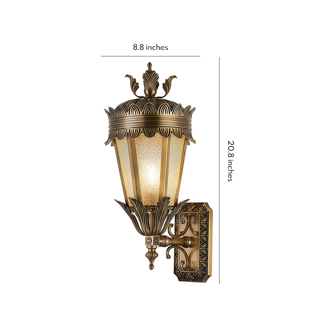 Outdoor Lighting Wall Lantern European-Style Vintage Garden Light