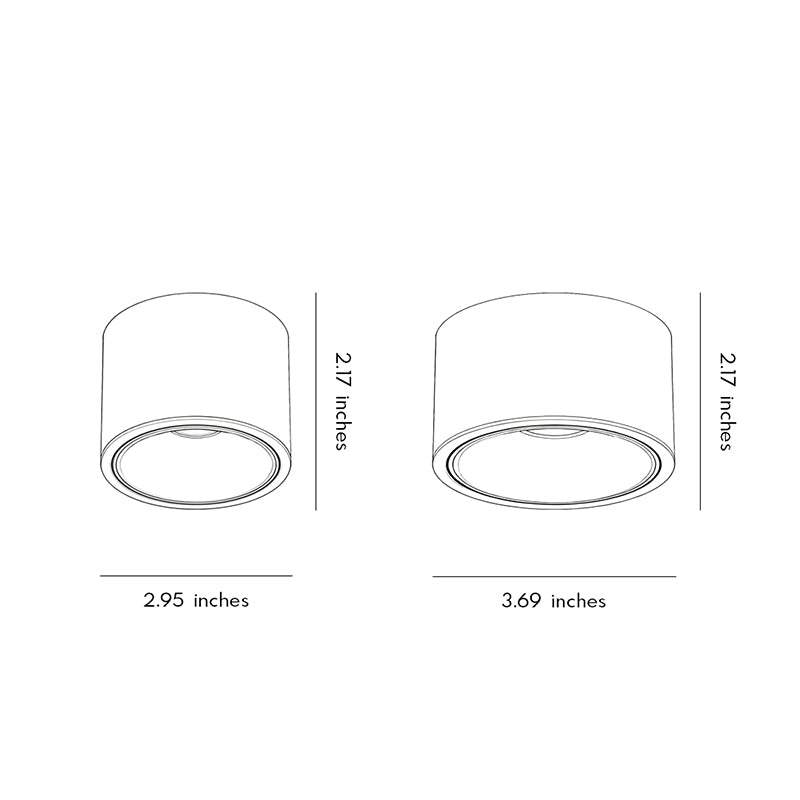 Ceiling Spotlight Bauhaus Surface-Mounted Adjustable Light