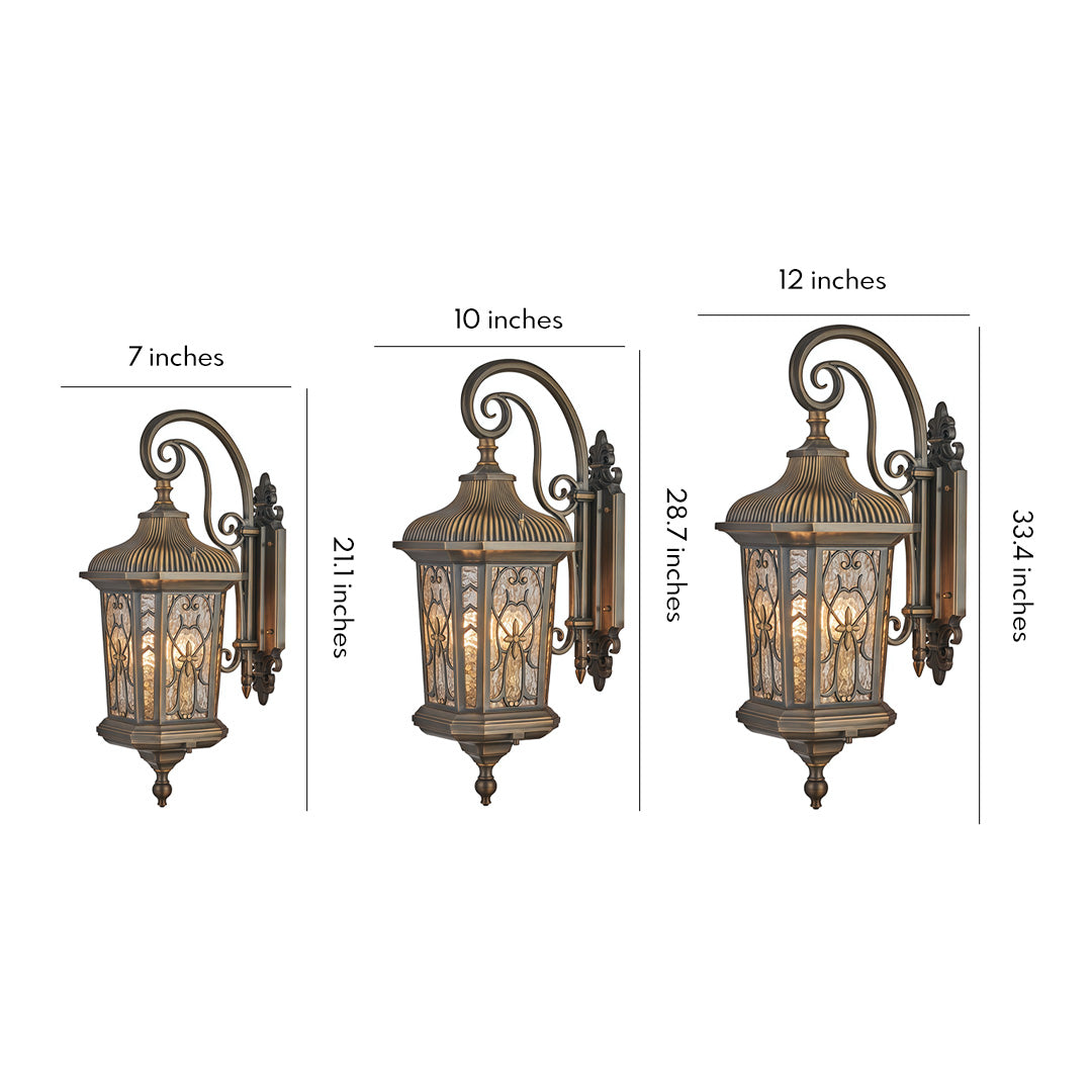 Outdoor Lantern Wall European-Style Sconce Garden Light