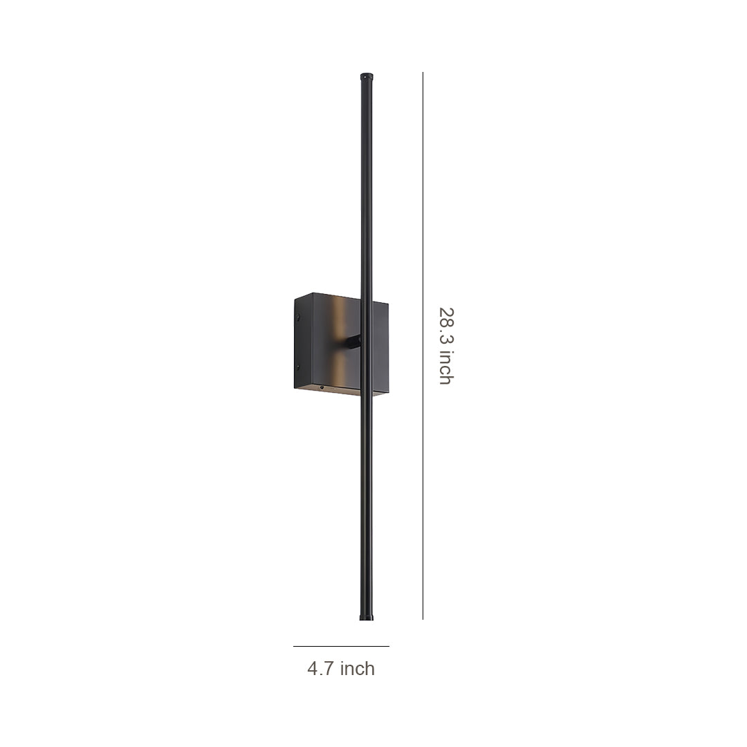 Linear Wall Lights Modern Wireless Black Iron Minimalist LED Lamp
